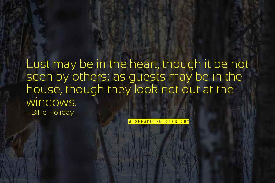 Krankie Meme Quotes By Billie Holiday: Lust may be in the heart, though it Krankie Meme Quotes By Billie Holiday: Lust may be in the heart, though it