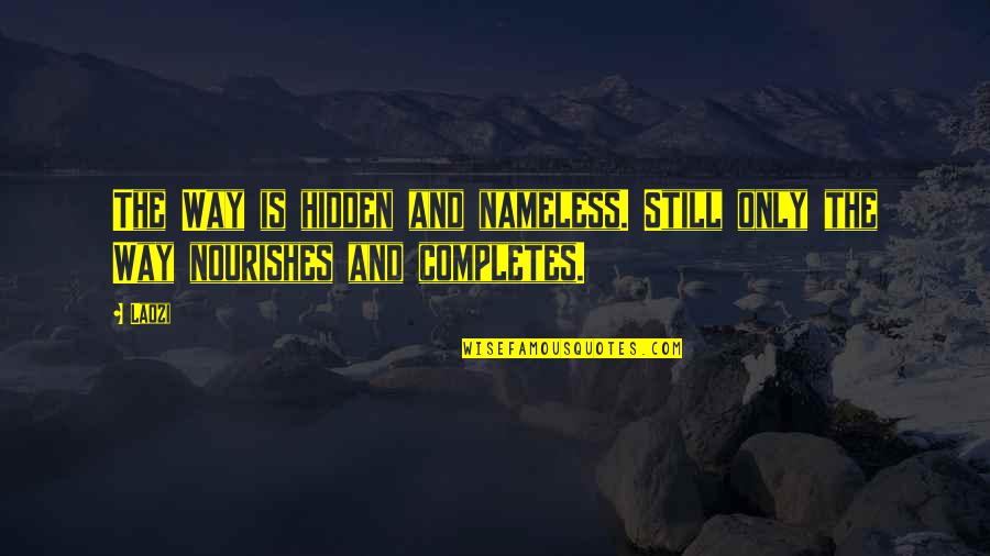 Krasilnikov Andrey Quotes By Laozi: The Way is hidden and nameless. Still only