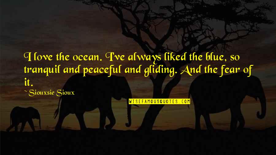 Kratos Axe Quotes By Siouxsie Sioux: I love the ocean. I've always liked the Kratos Axe Quotes By Siouxsie Sioux: I love the ocean. I've always liked the