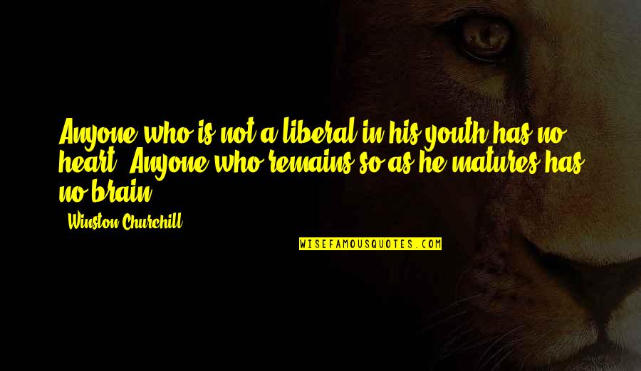 Krijgen Conjugaison Quotes By Winston Churchill: Anyone who is not a liberal in his Krijgen Conjugaison Quotes By Winston Churchill: Anyone who is not a liberal in his