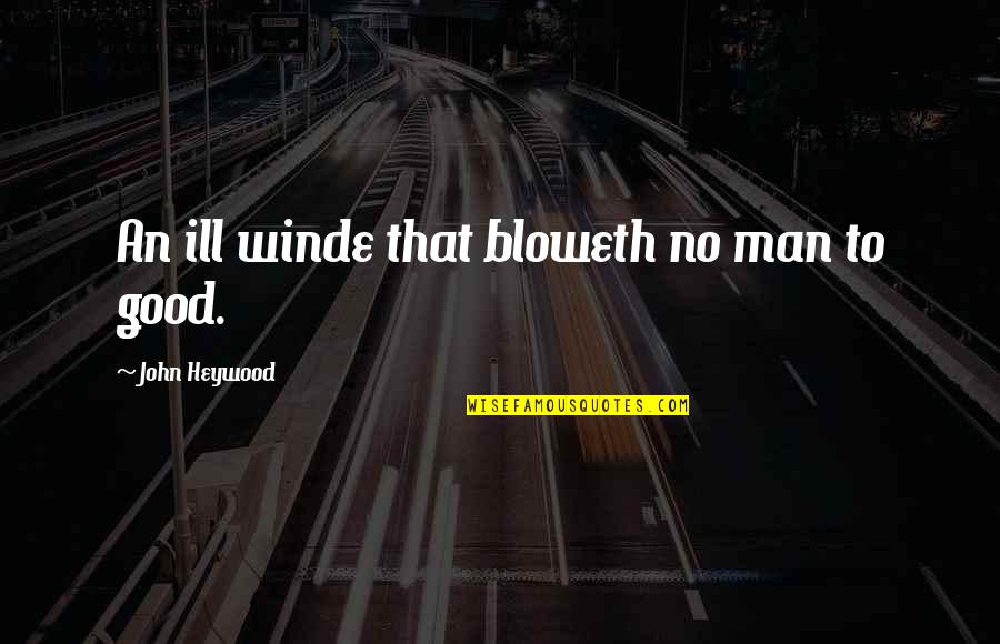 Krijnen Bakery Quotes By John Heywood: An ill winde that bloweth no man to Krijnen Bakery Quotes By John Heywood: An ill winde that bloweth no man to