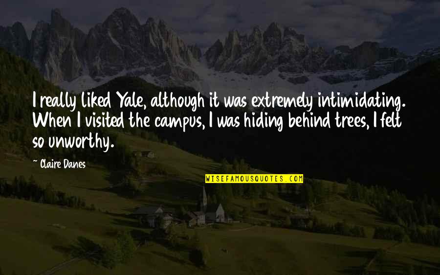 Krinol Na Quotes By Claire Danes: I really liked Yale, although it was extremely Krinol Na Quotes By Claire Danes: I really liked Yale, although it was extremely