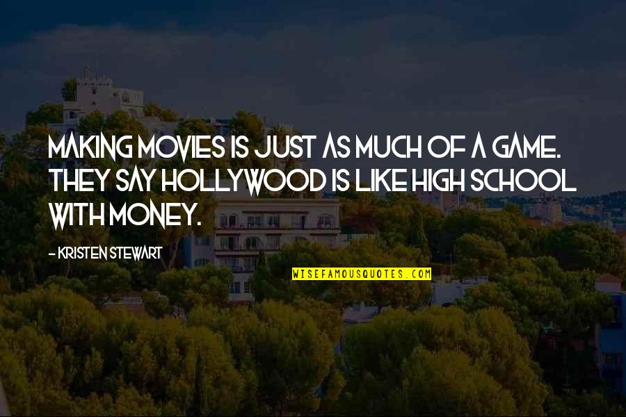 Kristen Stewart Quotes By Kristen Stewart: Making movies is just as much of a Kristen Stewart Quotes By Kristen Stewart: Making movies is just as much of a