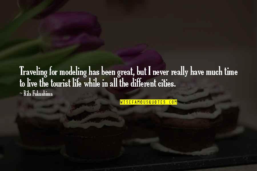 Krizners Quotes By Rila Fukushima: Traveling for modeling has been great, but I Krizners Quotes By Rila Fukushima: Traveling for modeling has been great, but I