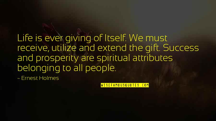 Krompholz Music Quotes By Ernest Holmes: Life is ever giving of Itself. We must Krompholz Music Quotes By Ernest Holmes: Life is ever giving of Itself. We must