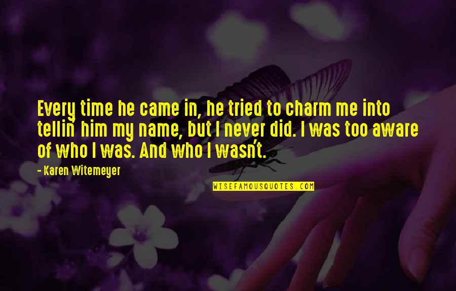 Krsi Radio Quotes By Karen Witemeyer: Every time he came in, he tried to Krsi Radio Quotes By Karen Witemeyer: Every time he came in, he tried to