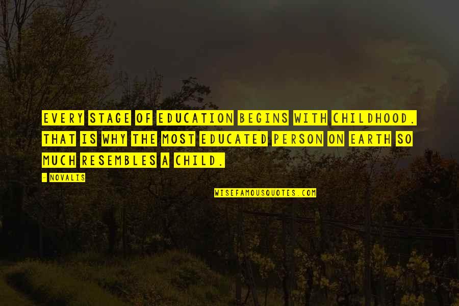 Krts Transportation Quotes By Novalis: Every stage of education begins with childhood. That Krts Transportation Quotes By Novalis: Every stage of education begins with childhood. That