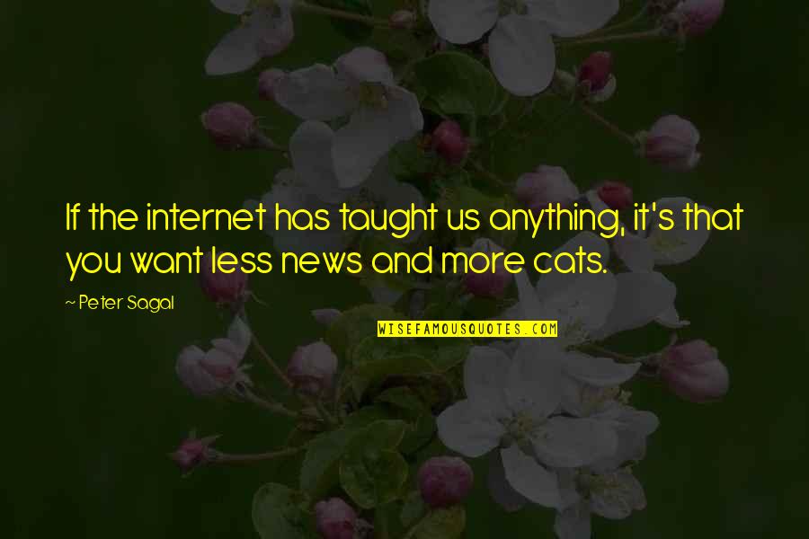 Kruashvili G Quotes By Peter Sagal: If the internet has taught us anything, it's
