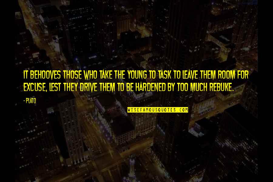 Krunoslav Draganovic Quotes By Plato: It behooves those who take the young to