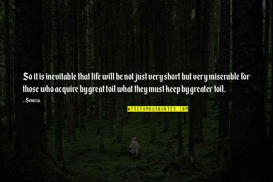 Krynicki Quotes By Seneca.: So it is inevitable that life will be Krynicki Quotes By Seneca.: So it is inevitable that life will be