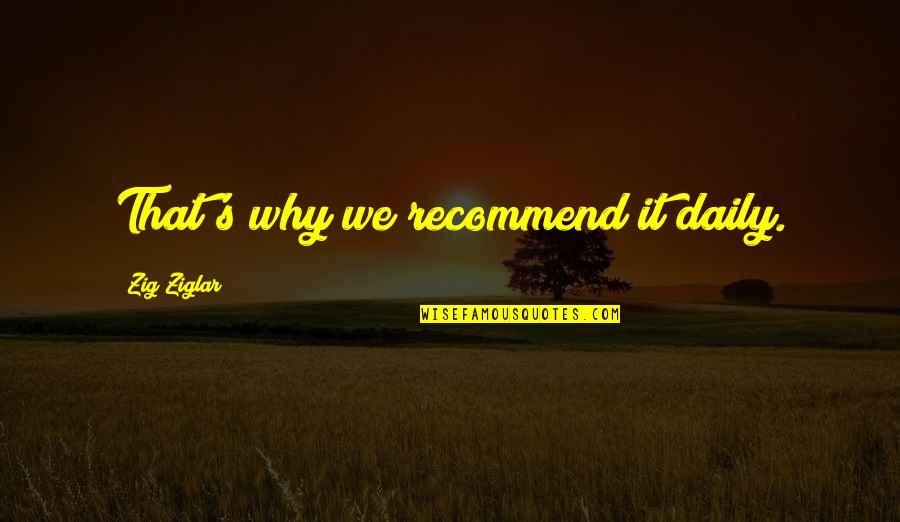 Kryzys Globalny Quotes By Zig Ziglar: That's why we recommend it daily. Kryzys Globalny Quotes By Zig Ziglar: That's why we recommend it daily.