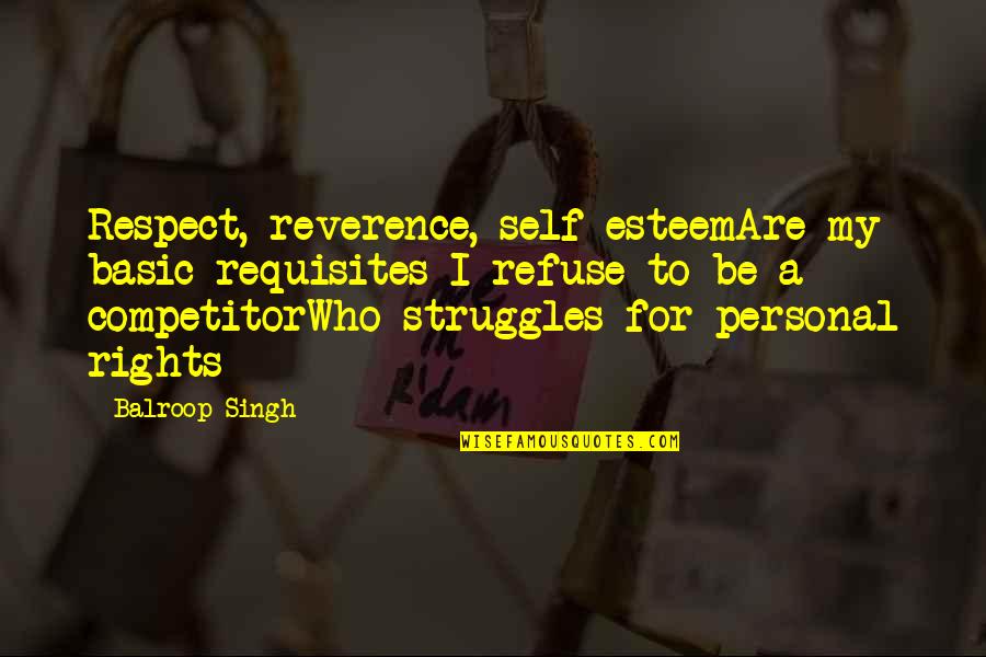 Ks2 Positive Quotes By Balroop Singh: Respect, reverence, self-esteemAre my basic requisites I refuse Ks2 Positive Quotes By Balroop Singh: Respect, reverence, self-esteemAre my basic requisites I refuse