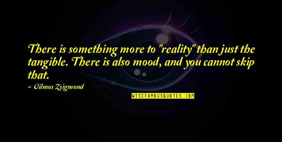 Kucharek 6 Quotes By Vilmos Zsigmond: There is something more to "reality" than just