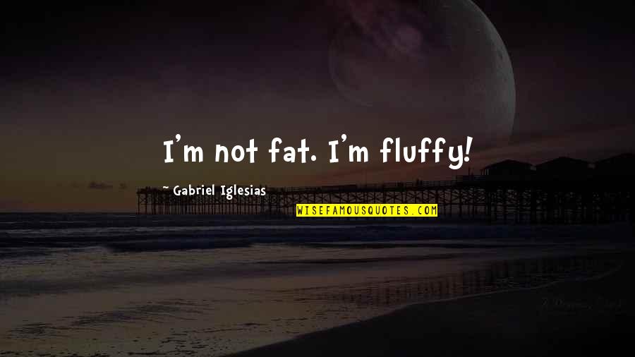 Kulrattanarak Nawat Quotes By Gabriel Iglesias: I'm not fat. I'm fluffy! Kulrattanarak Nawat Quotes By Gabriel Iglesias: I'm not fat. I'm fluffy!