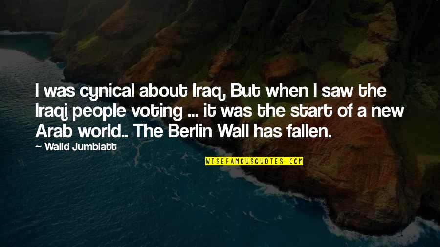 Kumano Kodo Quotes By Walid Jumblatt: I was cynical about Iraq. But when I