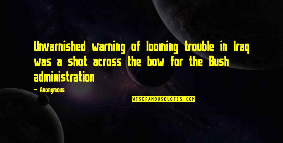 Kumlin And Fromm Quotes By Anonymous: Unvarnished warning of looming trouble in Iraq was Kumlin And Fromm Quotes By Anonymous: Unvarnished warning of looming trouble in Iraq was