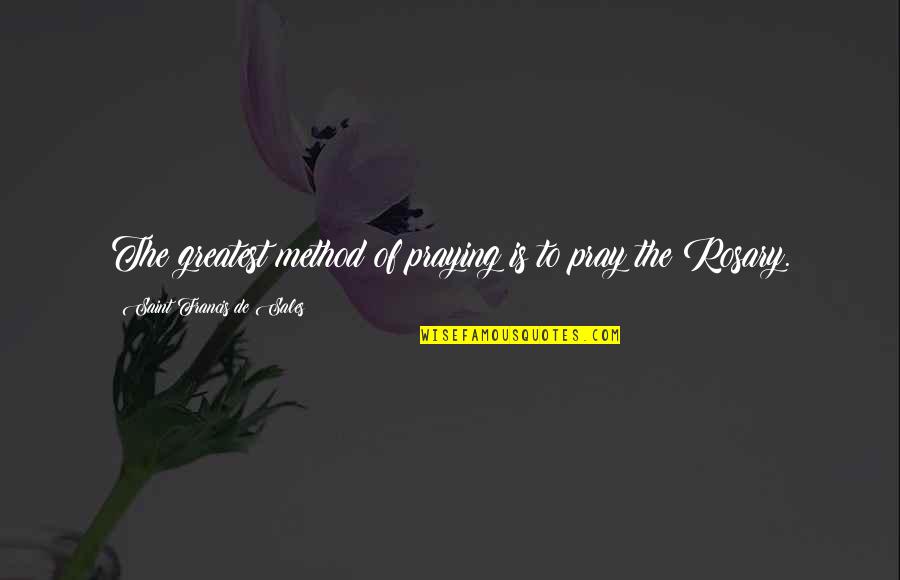Kung Fu Panda What You Avoid Quotes By Saint Francis De Sales: The greatest method of praying is to pray Kung Fu Panda What You Avoid Quotes By Saint Francis De Sales: The greatest method of praying is to pray