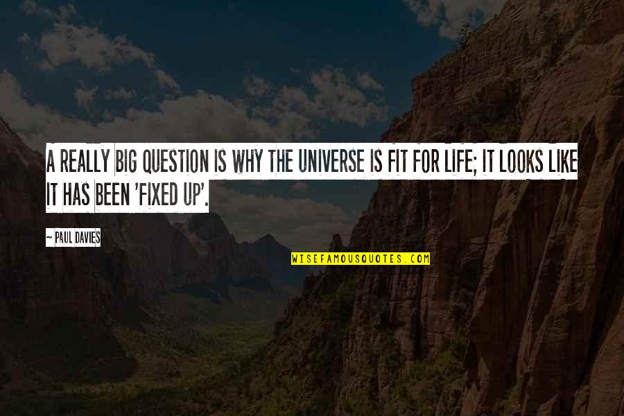 Kunstenloket Quotes By Paul Davies: A really big question is why the universe Kunstenloket Quotes By Paul Davies: A really big question is why the universe