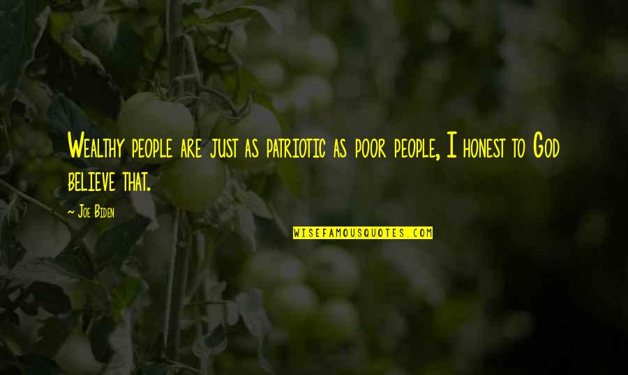 Kuntilanak Movie Quotes By Joe Biden: Wealthy people are just as patriotic as poor