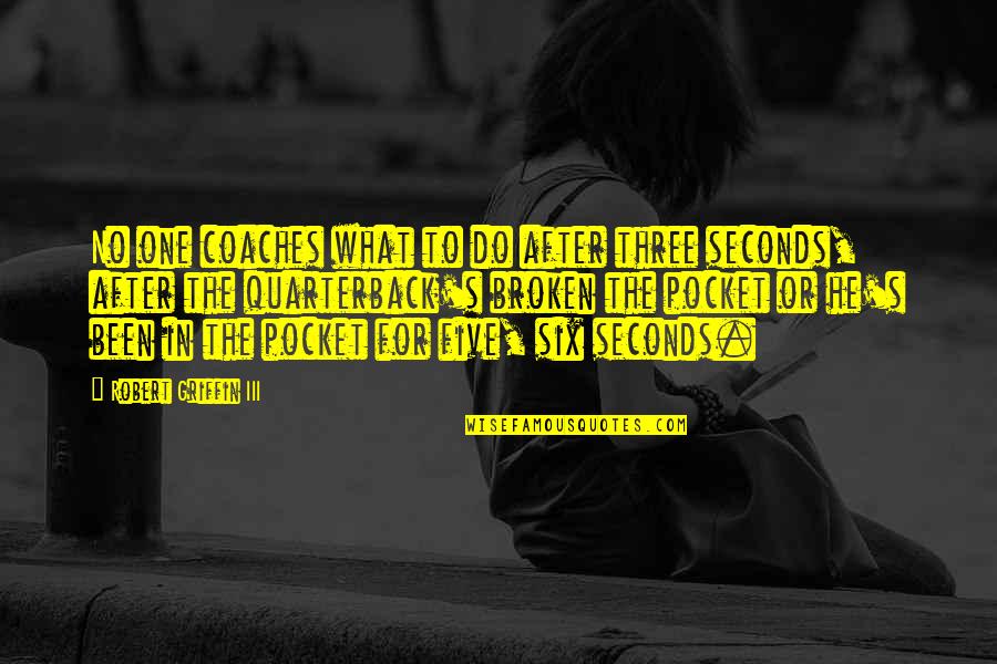 Kurangnya Komunikasi Quotes By Robert Griffin III: No one coaches what to do after three