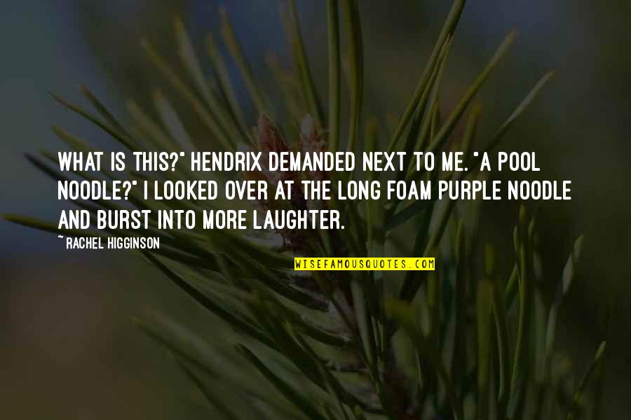 Kurmay Mobil Quotes By Rachel Higginson: What is this?" Hendrix demanded next to me.