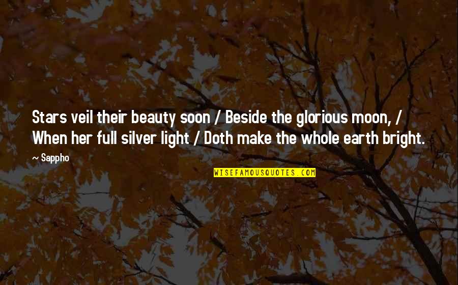Kurogane Ikki Quotes By Sappho: Stars veil their beauty soon / Beside the Kurogane Ikki Quotes By Sappho: Stars veil their beauty soon / Beside the