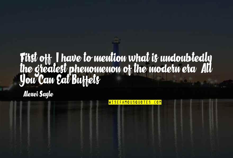 Kurt Busiek Quotes By Alexei Sayle: First off, I have to mention what is Kurt Busiek Quotes By Alexei Sayle: First off, I have to mention what is