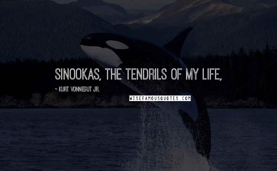 Kurt Vonnegut Jr. quotes: sinookas, the tendrils of my life,