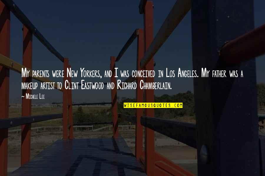 Kurtosis And Skewness Quotes By Michele Lee: My parents were New Yorkers, and I was Kurtosis And Skewness Quotes By Michele Lee: My parents were New Yorkers, and I was