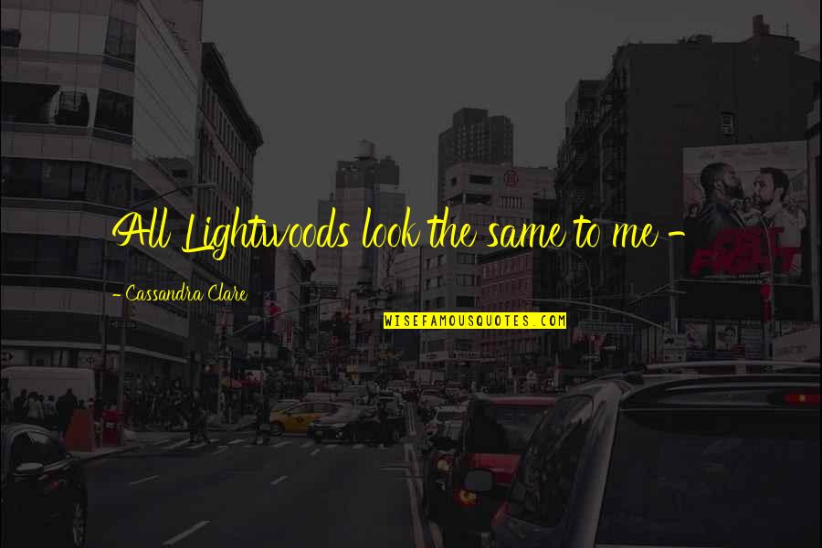 Ky Jelly Snl Quotes By Cassandra Clare: All Lightwoods look the same to me -