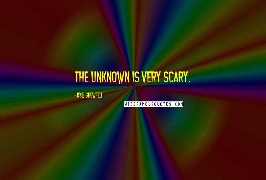 Kyle Shewfelt quotes: The unknown is very scary.