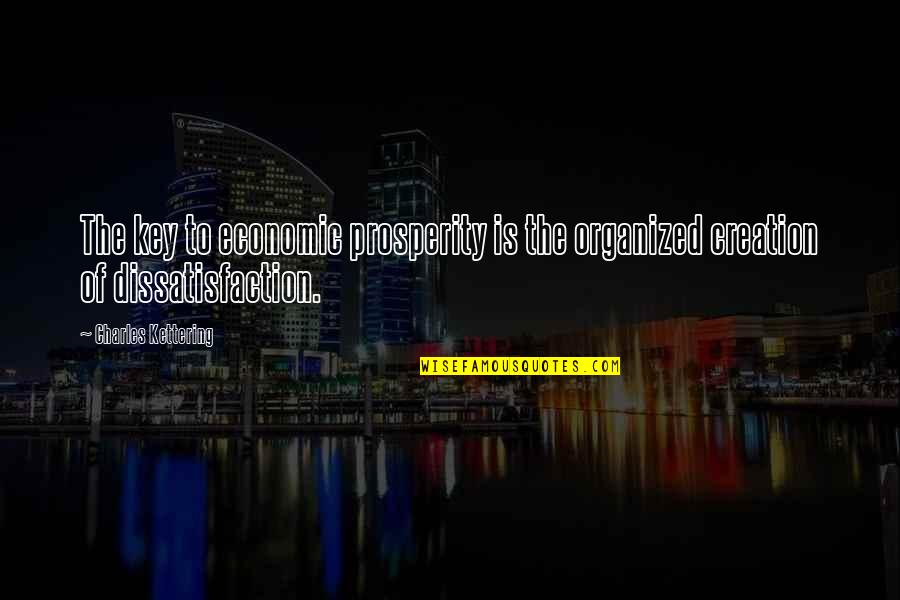 Kylene Terhune Quotes By Charles Kettering: The key to economic prosperity is the organized Kylene Terhune Quotes By Charles Kettering: The key to economic prosperity is the organized