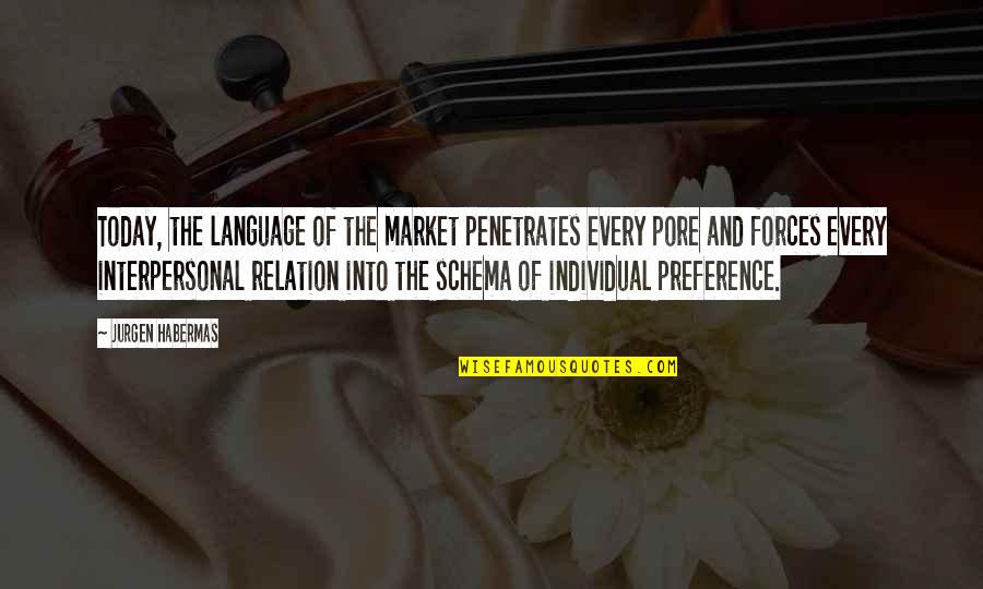 L Kt Rfogat Quotes By Jurgen Habermas: Today, the language of the market penetrates every L Kt Rfogat Quotes By Jurgen Habermas: Today, the language of the market penetrates every