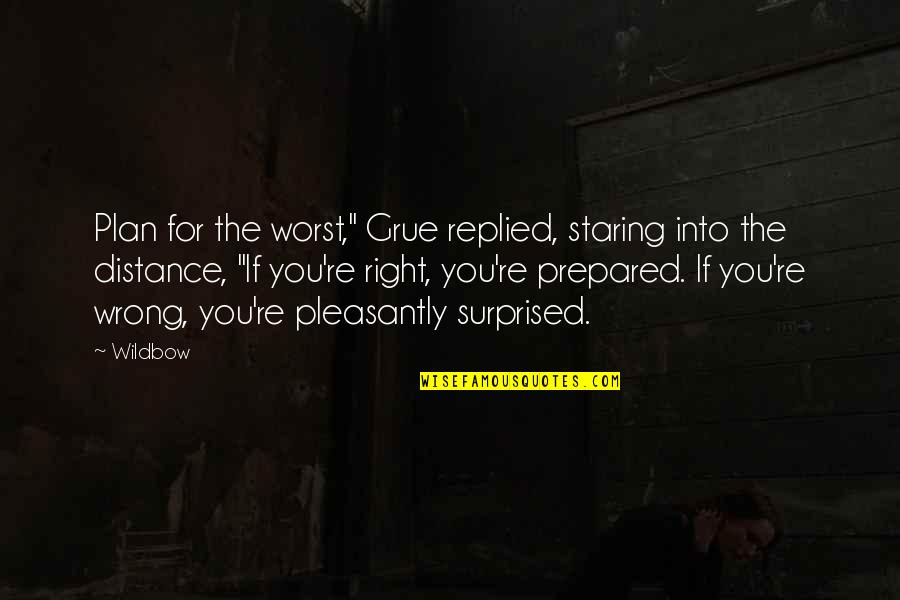 La Mara Salvatrucha Quotes By Wildbow: Plan for the worst," Grue replied, staring into La Mara Salvatrucha Quotes By Wildbow: Plan for the worst," Grue replied, staring into