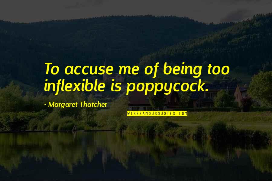 La Piscine Quotes By Margaret Thatcher: To accuse me of being too inflexible is La Piscine Quotes By Margaret Thatcher: To accuse me of being too inflexible is
