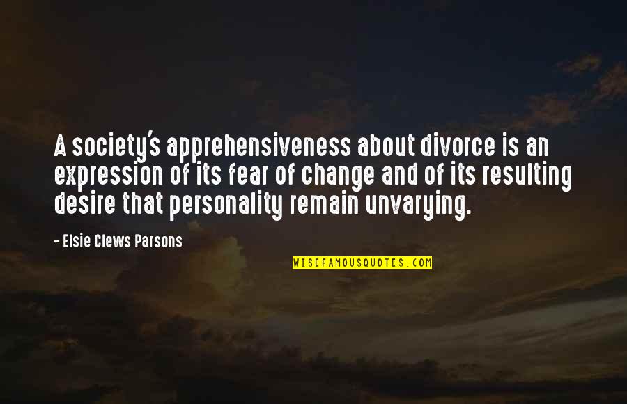 Lacombe Quotes By Elsie Clews Parsons: A society's apprehensiveness about divorce is an expression