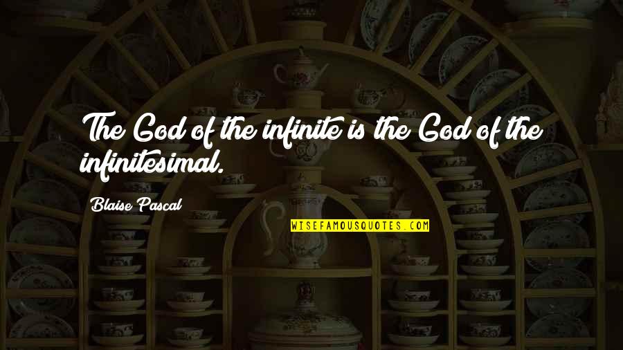 Lacrosse Players Quotes By Blaise Pascal: The God of the infinite is the God