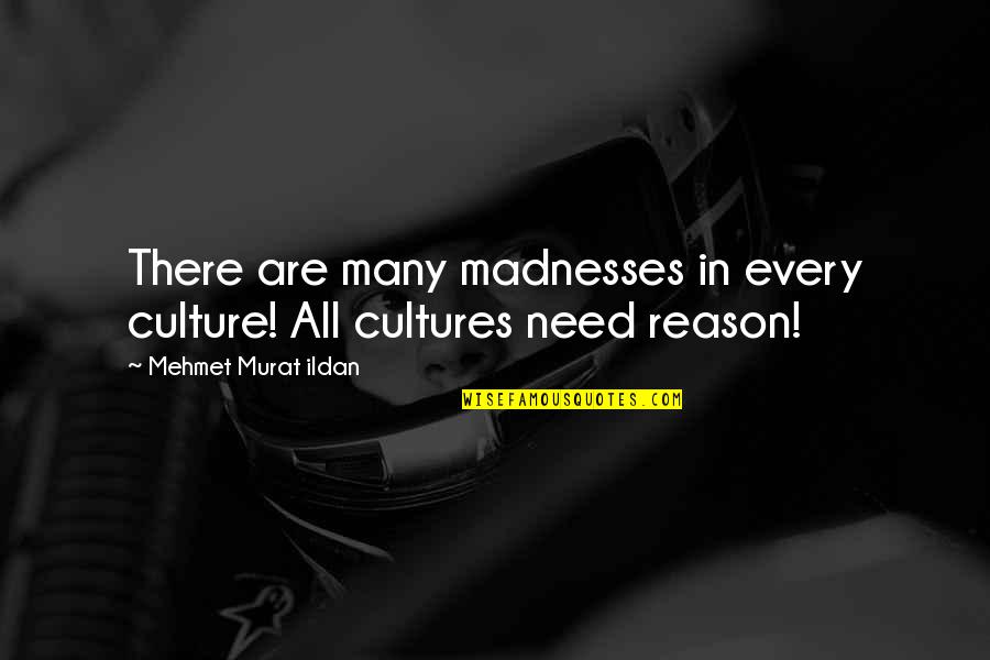 Lacsar Quotes By Mehmet Murat Ildan: There are many madnesses in every culture! All