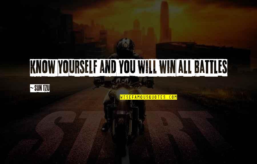 Lacsar Quotes By Sun Tzu: know yourself and you will win all battles