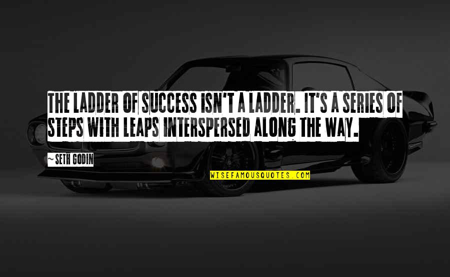 Ladder To Success Quotes By Seth Godin: The ladder of success isn't a ladder. It's