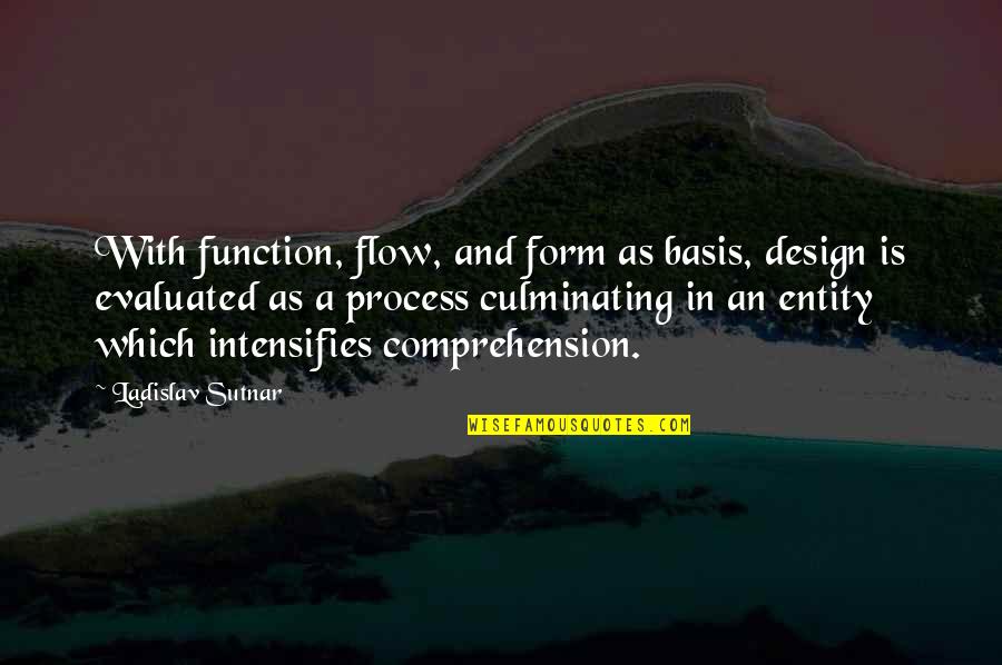 Ladislav Sutnar Quotes By Ladislav Sutnar: With function, flow, and form as basis, design Ladislav Sutnar Quotes By Ladislav Sutnar: With function, flow, and form as basis, design