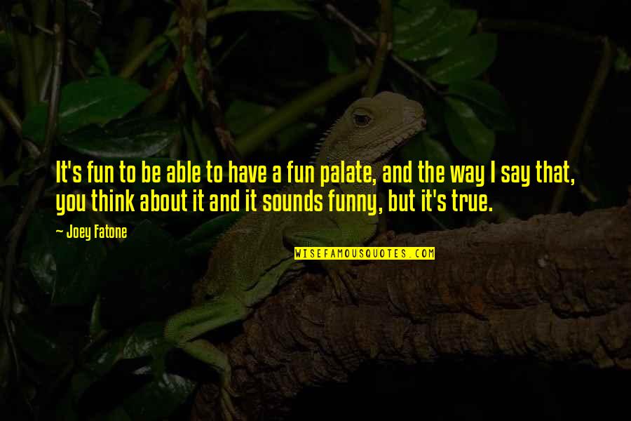 Ladran Quotes By Joey Fatone: It's fun to be able to have a
