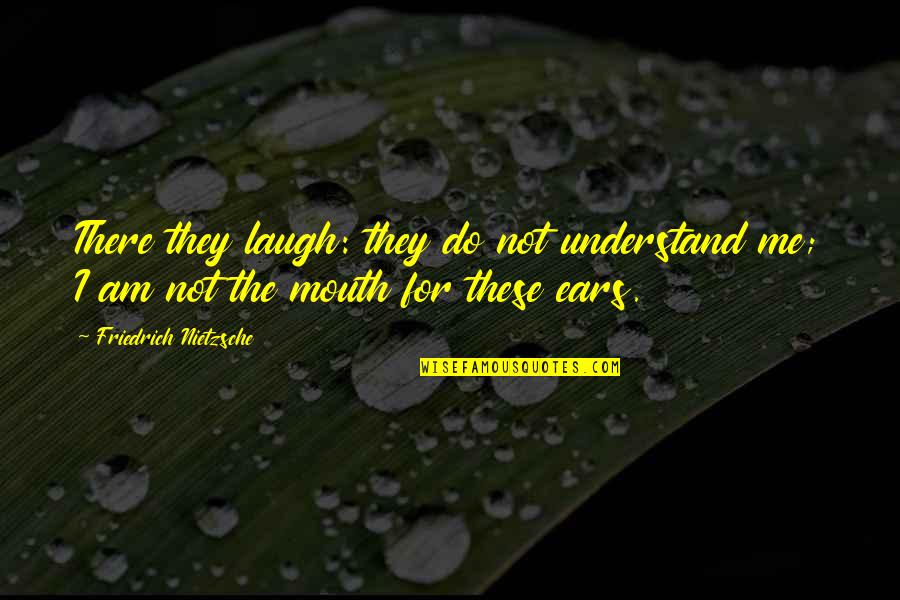 Lady Deathwhisper Quotes By Friedrich Nietzsche: There they laugh: they do not understand me;