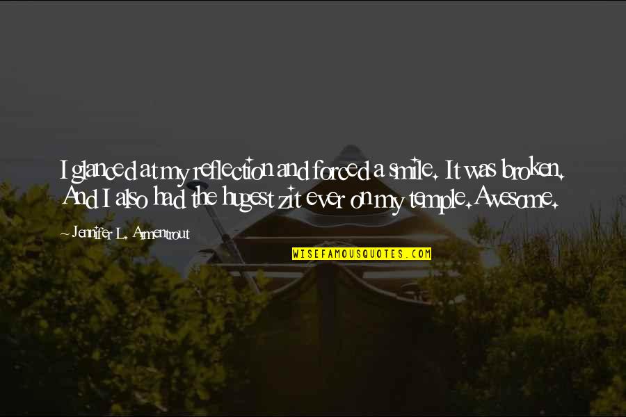 Lady Macbeth's Death Quotes By Jennifer L. Armentrout: I glanced at my reflection and forced a Lady Macbeth's Death Quotes By Jennifer L. Armentrout: I glanced at my reflection and forced a