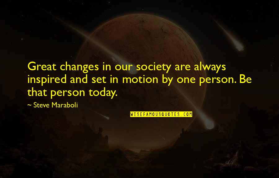 Ladybugs And Family Quotes By Steve Maraboli: Great changes in our society are always inspired Ladybugs And Family Quotes By Steve Maraboli: Great changes in our society are always inspired