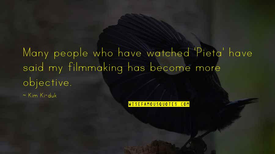 Laias Deleon Quotes By Kim Ki-duk: Many people who have watched 'Pieta' have said