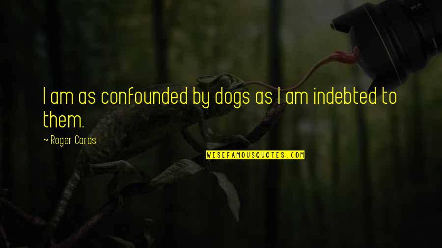 Laimingu Metu Quotes By Roger Caras: I am as confounded by dogs as I Laimingu Metu Quotes By Roger Caras: I am as confounded by dogs as I