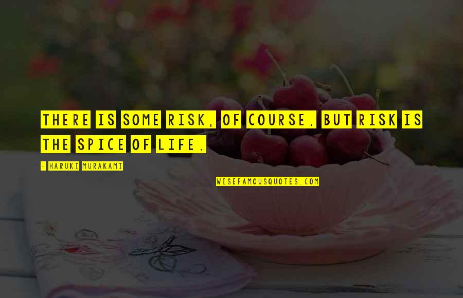 Lamav Kosmetika Quotes By Haruki Murakami: There is some risk, of course. But risk