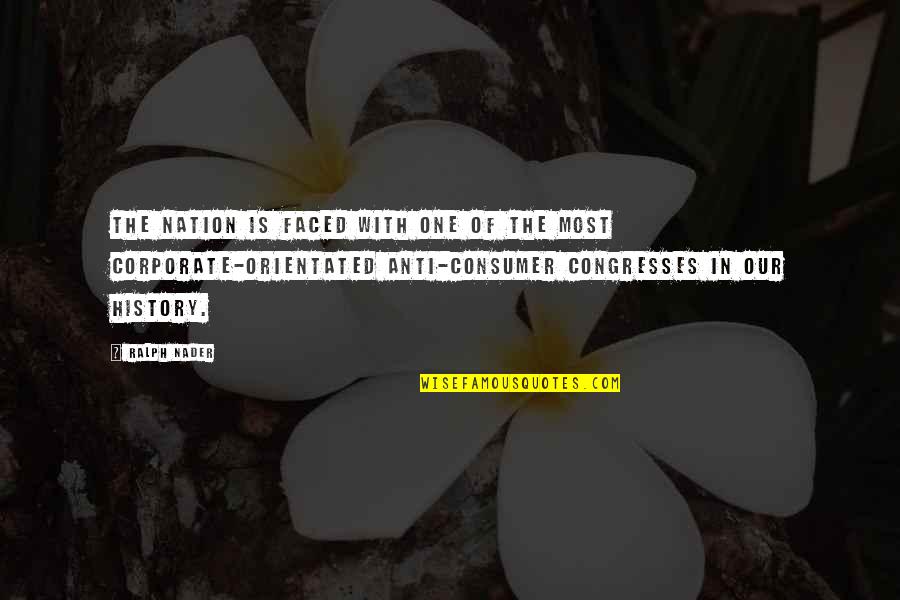 Lambion In Spanish Quotes By Ralph Nader: The nation is faced with one of the