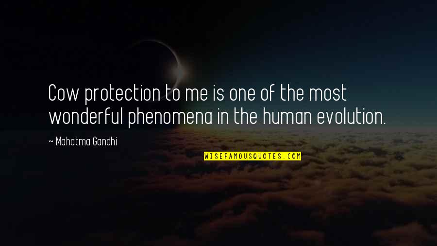 Lamelas Andreas Quotes By Mahatma Gandhi: Cow protection to me is one of the Lamelas Andreas Quotes By Mahatma Gandhi: Cow protection to me is one of the